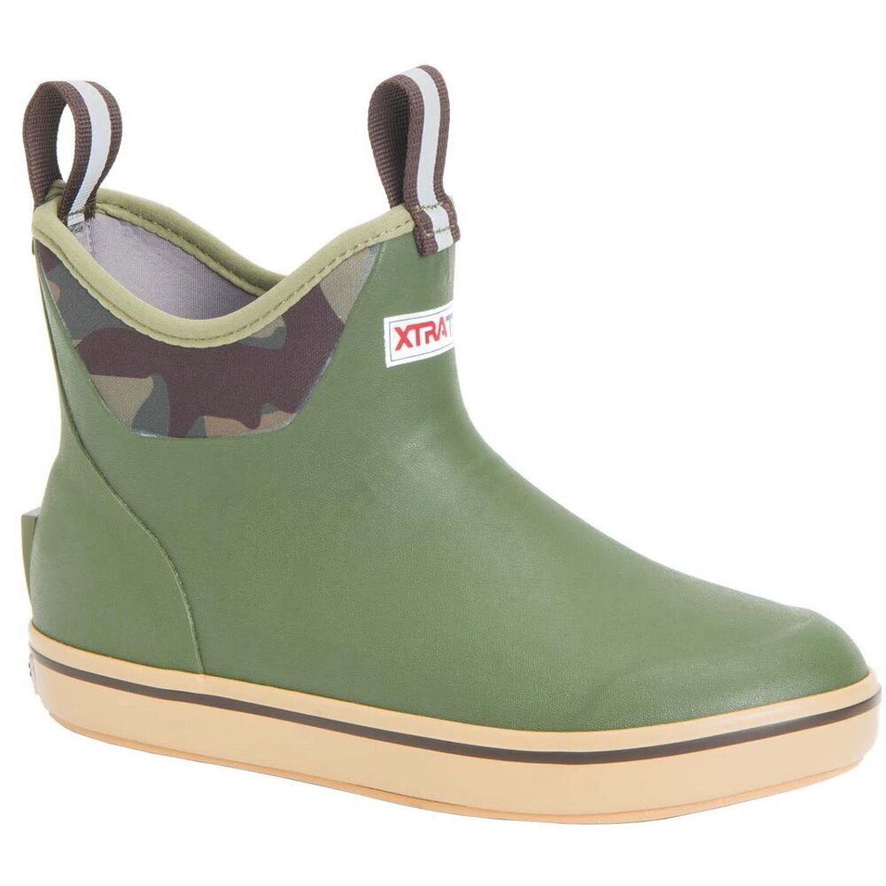 XTRATUF WOMEN'S 6 IN ANKLE DECK BOOT SIZE 10(M)